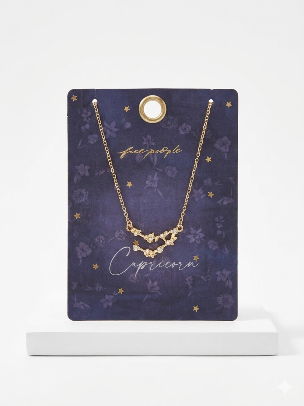 NEW! Free People Gold Capricorn Pendant Necklace